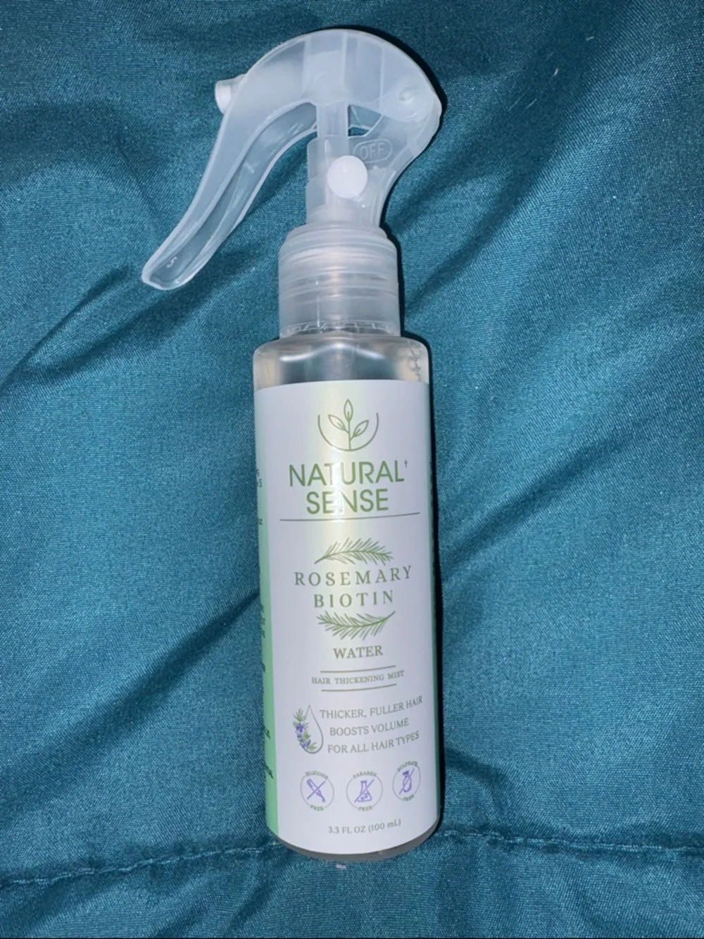 3-Natural Sense-Rosemary Hair Protection Spray Kids, Rice Water & Rosemary Bioti